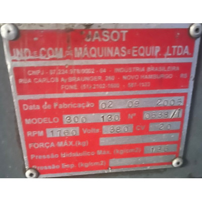 (5499/216) Injetora Jasot Mod IJ 300_130 
