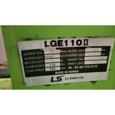 (5754/7) Injetora LG Mod LGE 110 - Elétrica