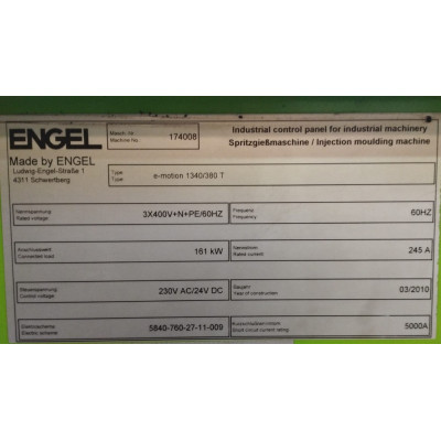 (5838/7) Injetora Engel Mod e-Motion 380