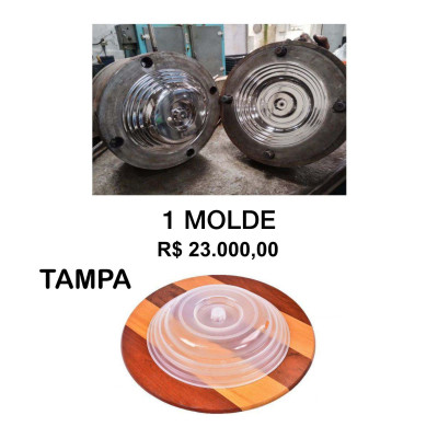 Molde de Tampa para Microondas 