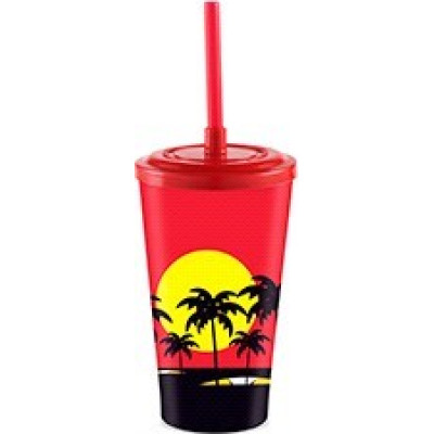 (5866/2) Molde de Copo com Tampa - 500 ml
